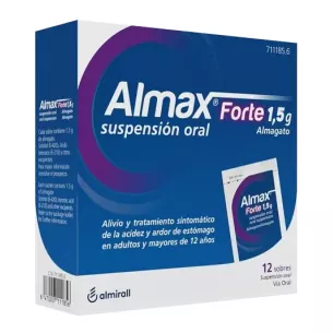 ALMAX FORTE 1,5 g 12 SOBRES SUSPENSION ORAL
