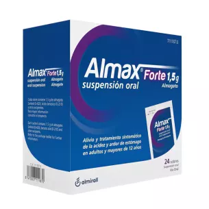 ALMAX FORTE 1,5 g 24 SOBRES SUSPENSION ORAL